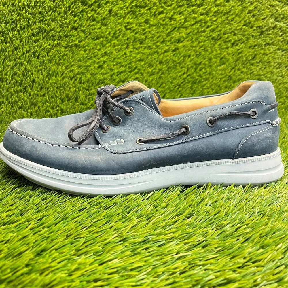 Samuel Hubbard New Endeavor Mens Size 9.5 Blue Casual Classic Leather Boat Shoes